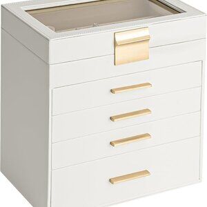 Jewelry organizer,Jewelry boxes for women, 5 Layers Jewelry Storage Display Box